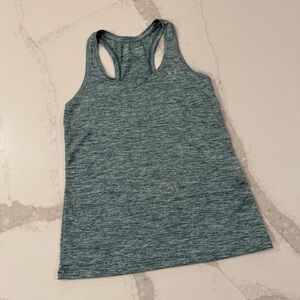 Under Armour Tech Twist Racerback Tank Top Women’s Small Loose Fit Heather Green